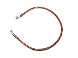 PRZEWÓD HAMULCOWY W OPLOCIE RED 85cm